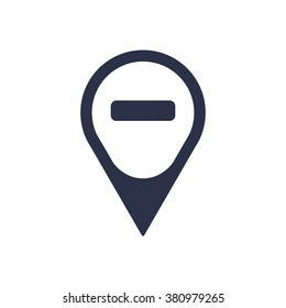 Mark  icon,  isolated. Flat  design.