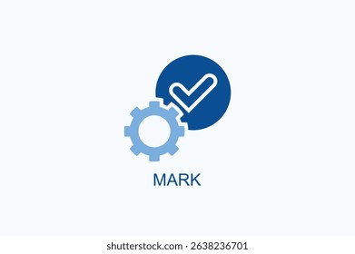 Mark Icon Or Logo Isolated Vector Illustration