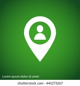 Mark icon, pointer
