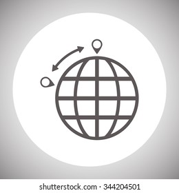Mark icon, pointer. icon. vector design