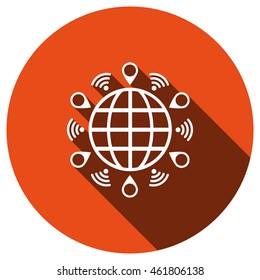 Mark Icon, vector, icon flat