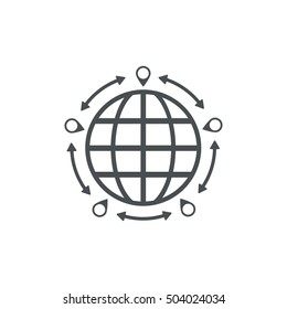 Mark Icon Vector flat design style