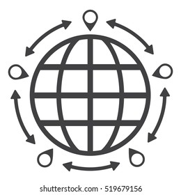 Mark Icon Vector flat design style