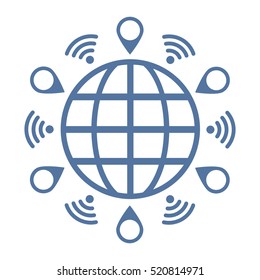 Mark Icon Vector flat design style