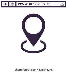 Mark Icon Vector flat design style