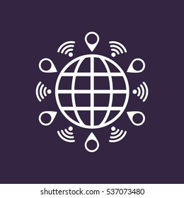 Mark Icon Vector flat design style