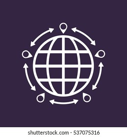 Mark Icon Vector flat design style