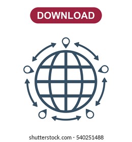 Mark Icon Vector flat design style