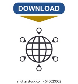 Mark Icon Vector flat design style