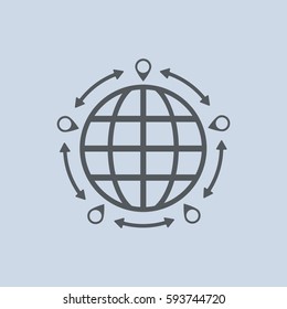 Mark Icon Vector flat design style