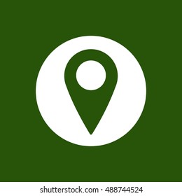 Mark icon,vector.  Flat design.
