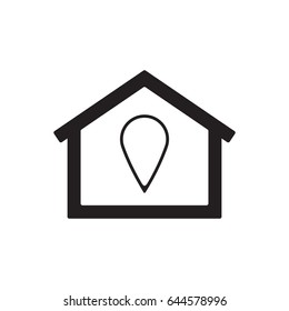 Mark icon,vector.  Flat design.