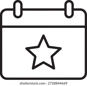 Marca la fecha importante en el calendario aislado en el fondo blanco, Vector, ilustración