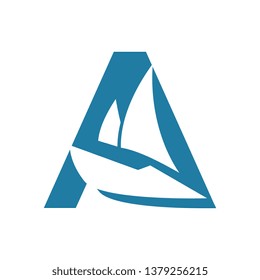 A Mark Logo Letter