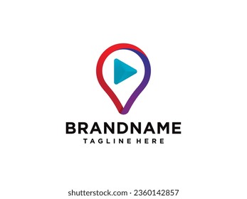 Mark logo, Location icon,Map logo for maps google maps, sign, route, position, symbol and vector logo