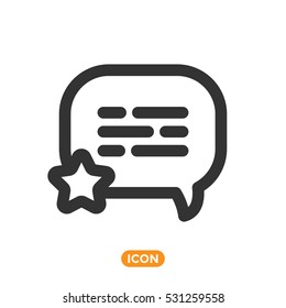 Mark Message as a Favorite Icon