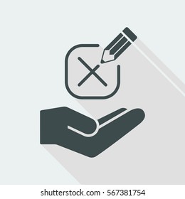 Mark option - Minimal modern icon