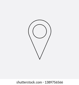 mark of place icon sign signifier vector