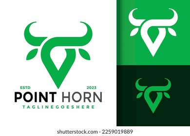 Mark Point Logotipo Logotipos Logotipos Diseño Elemento Material Vector Plantilla de Ilustración