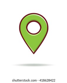 mark pointer with soft shadow