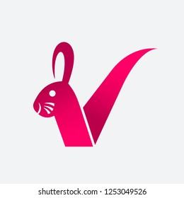 Mark Rabbit Vector