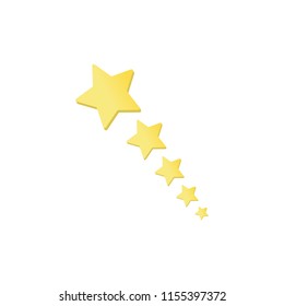 mark with star. rating stars. vector