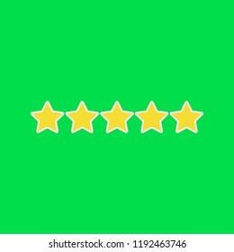 Mark with star. rating stars.vector illustration