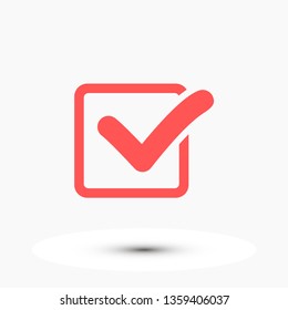 mark vector icon