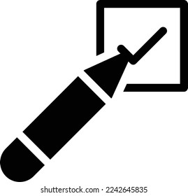 mark Vector illustration on a transparent background. Premium quality symmbols. Glyphs vector icons for concept and graphic design.