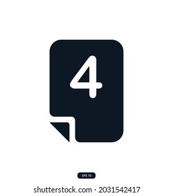 mark_4 icon. Education sign and symbol icons. Vector line icons for your digital or print projects. Vector illustration.