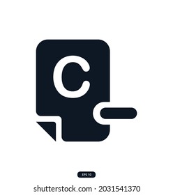 mark_c- icon. Education sign and symbol icons. Vector line icons for your digital or print projects. Vector illustration.