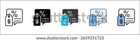 Markdown Icon Pack Multistyle Illustration