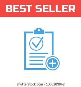Marked Checklist Icon. Check Mark icon. Compliance Vector Sign.