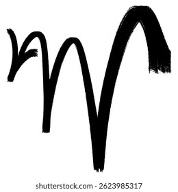 marker arrow graffiti style element