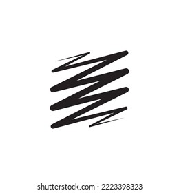 Marker-Logo für schwarze Linie