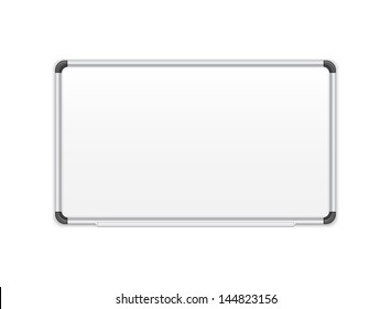 Marker board. Isolated on white vector illustration.