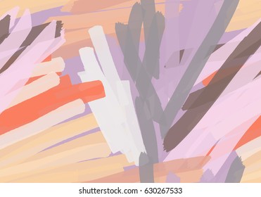Marker brush colorful stokes.Abstract seamless pattern. Universal bright background for greeting cards, invitations. Had drawn ink and marker watercolor texture.