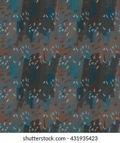 Marker brush overlapping with texture.Hand drawn with ink and marker brush seamless background.