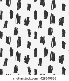 Marker brush scribbled on white.Hand drawn with ink and marker brush seamless background.