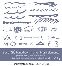 Marker brush set. Vol.3