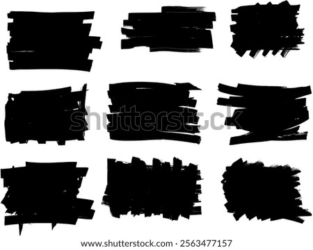 Marker Brush Stroke Background Banner