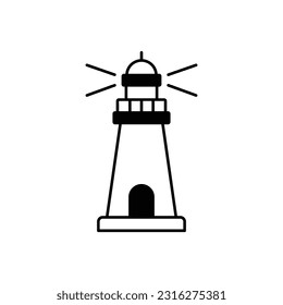 Marker buoy Glyph Vector Icon that can easily edit or modify

