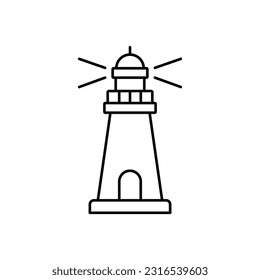 Marker buoy Outline Vector Icon that can easily edit or modify

