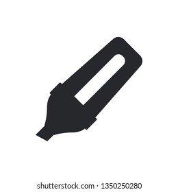 marker flat vector icon