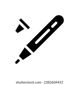 marker glyph icon logo for website, application, printing, document, poster design, etc, Suitable for web Design,Logo,App