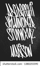 Marker Graffiti Font