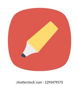 marker   highlighter   stationary  