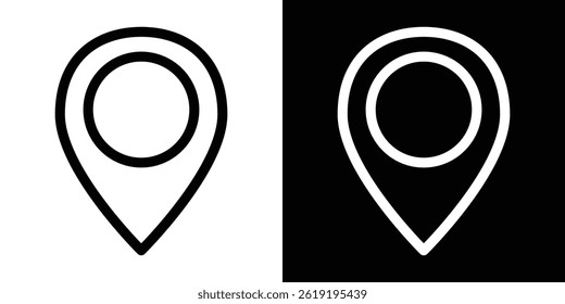 Icono de marcador para diseño de Anuncio y embalaje. Ilustración vectorial