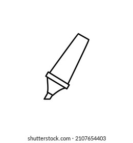 Marker Icon  in black line style icon, style isolated on white background