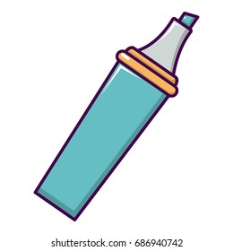 Marker icon. Cartoon illustration of marker vector icon for web design